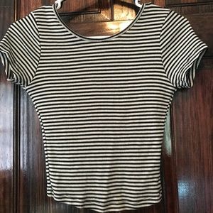 Striped crop top